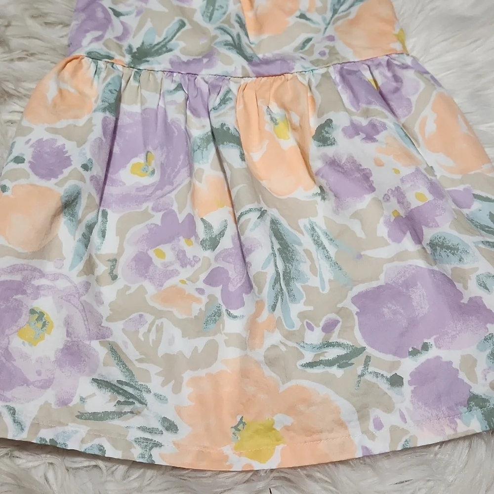 Carter's Floral sateen dress - 3T